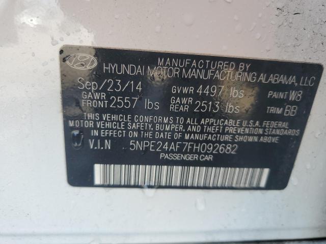 2015 HYUNDAI SONATA SE #3302799934