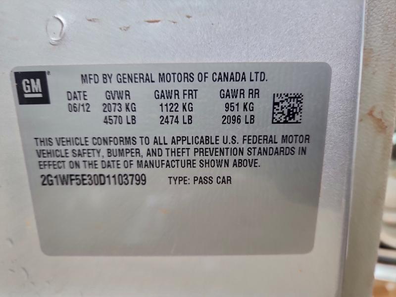 2013 CHEVROLET IMPALA LS #3302923152