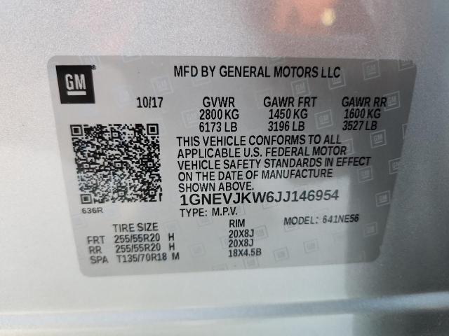 2018 CHEVROLET TRAVERSE P #3296432699