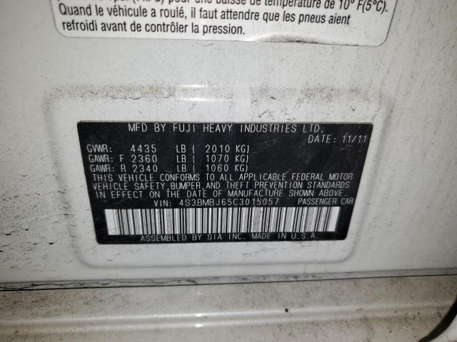 2012 SUBARU LEGACY 2.5 #3311462239