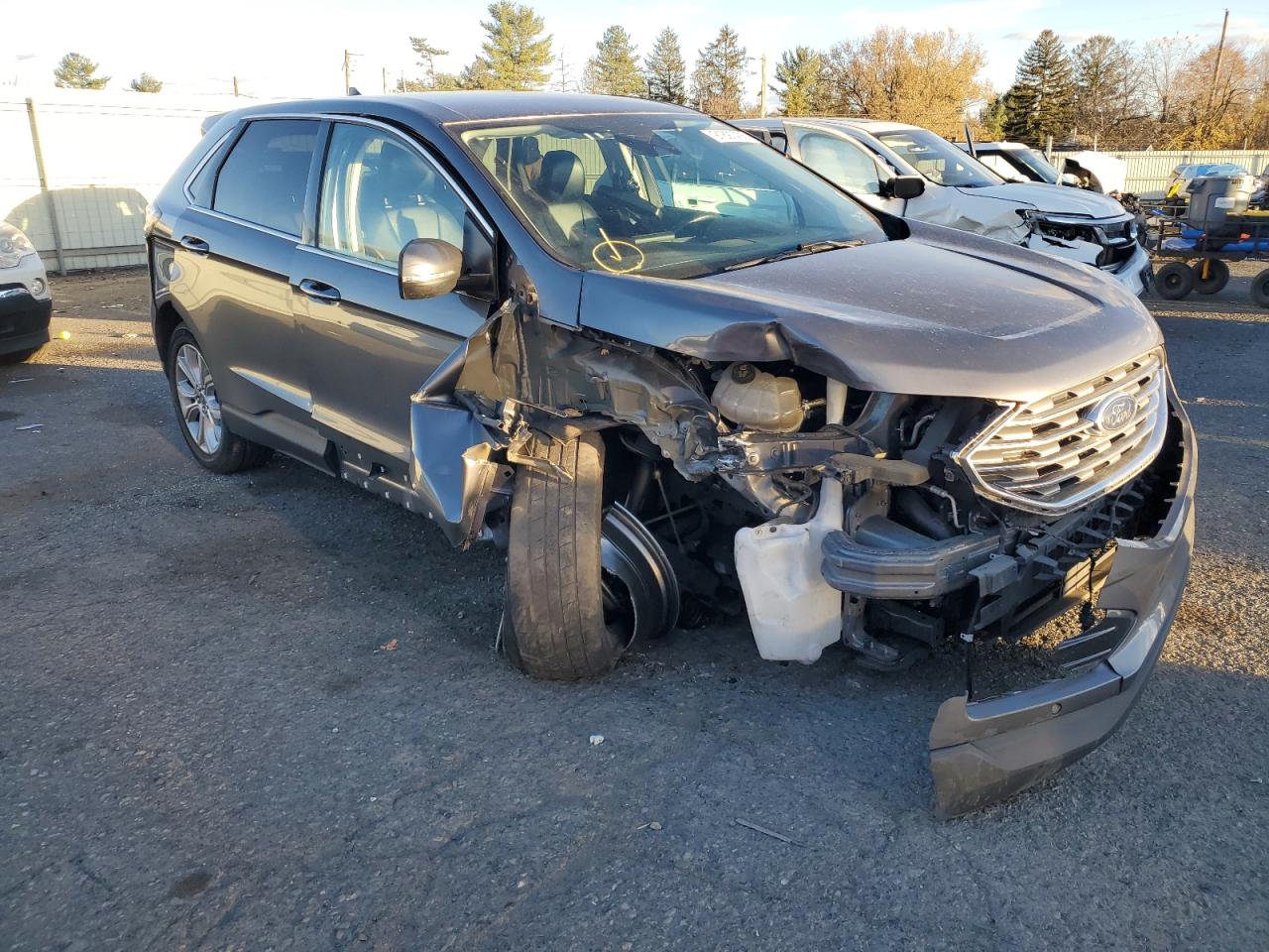 Lot #3301892481 2022 FORD EDGE TITAN
