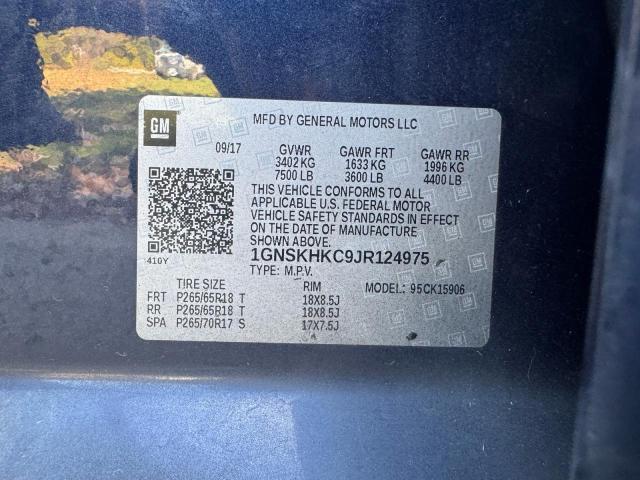 2018 CHEVROLET SUBURBAN K #3285565306