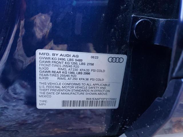 2023 AUDI Q5 PREMIUM #3302664001