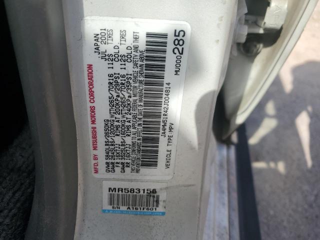 2002 MITSUBISHI MONTERO LI #3283797419