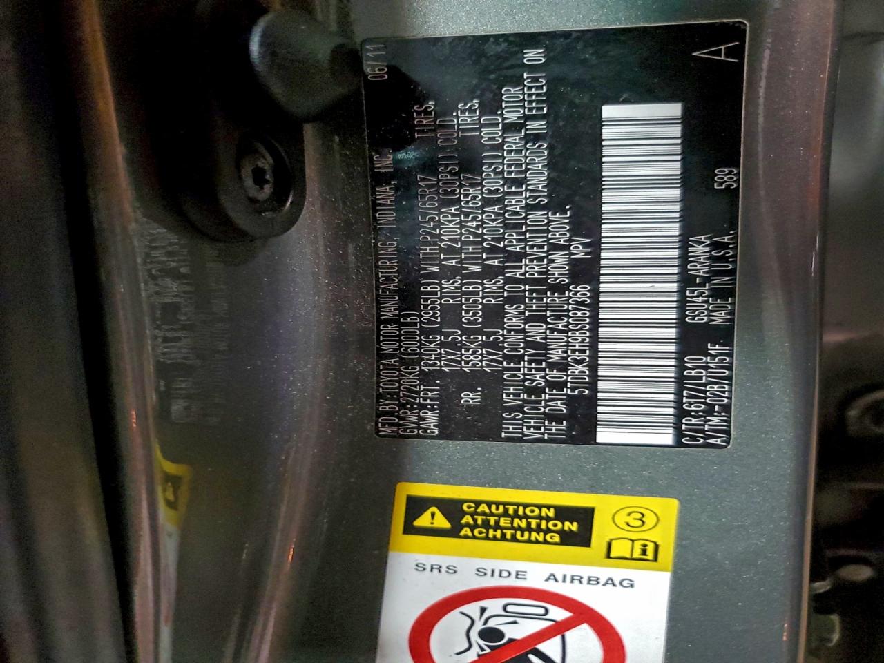 TOYOTA HIGHLANDER BASE