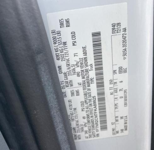 2015 FORD TRANSIT T- #3292323329