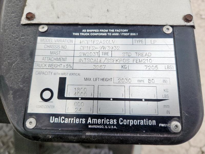 2014 NISS FORKLIFT #3304635941