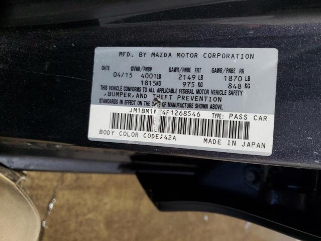 2015 MAZDA 3 GRAND TO - JM1BM1M74F1268546