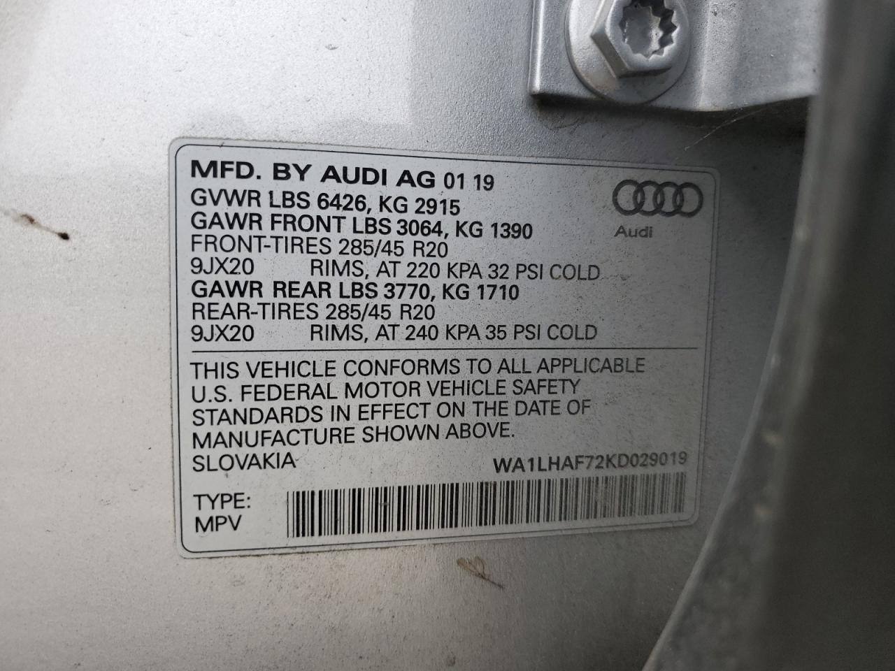 AUDI Q7 PREMIUM PLUS