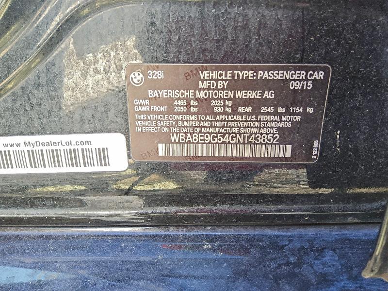 2016 BMW 328 I SULE #3305389301