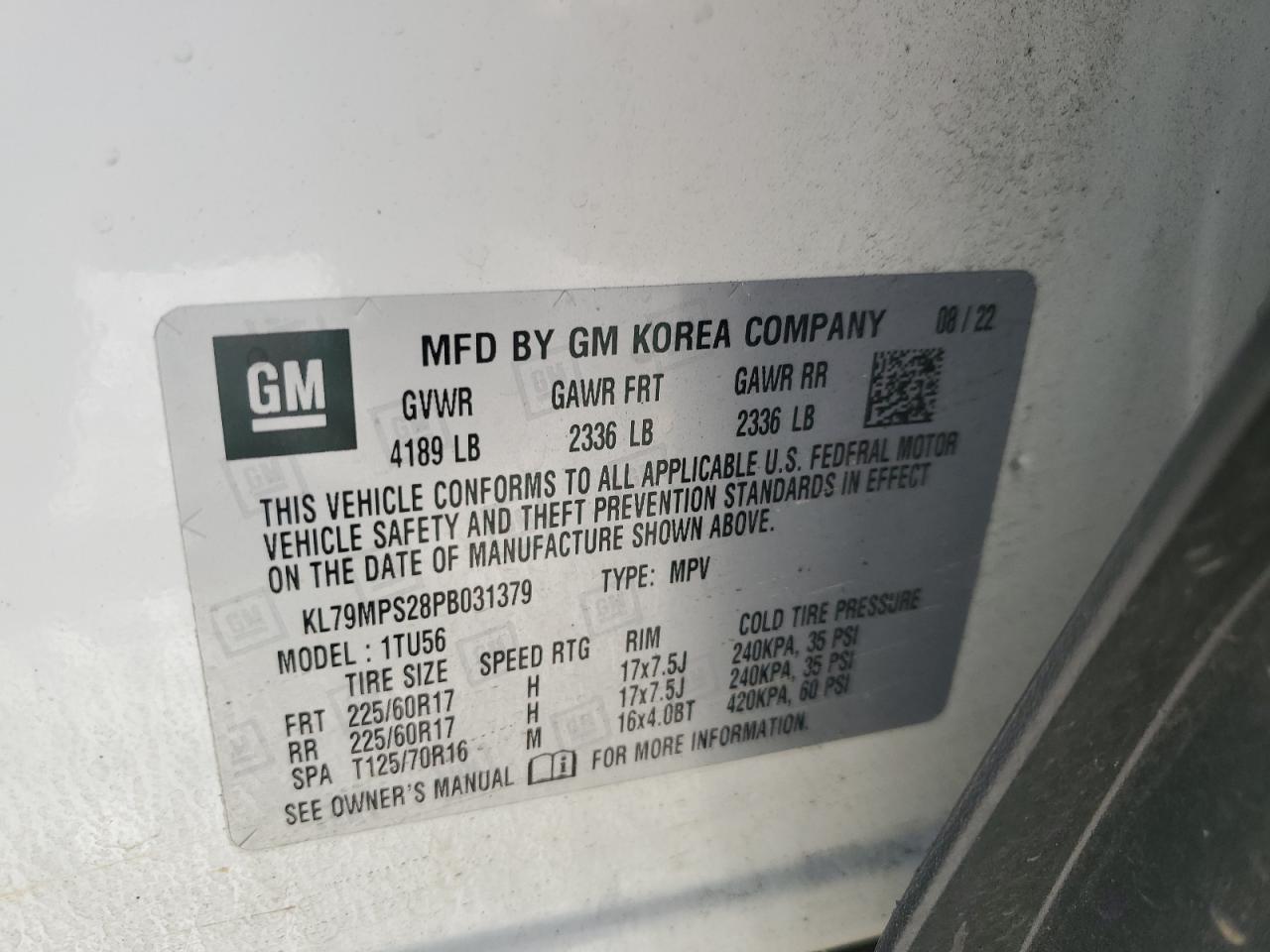 CHEVROLET TRAILBLAZER LT