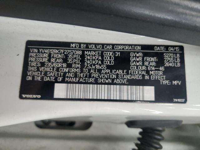 2015 VOLVO XC60 T5 PR - YV4612RK7F2757088