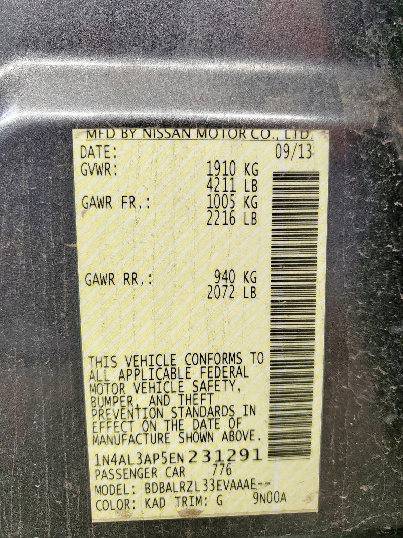 2014 NISSAN ALTIMA 2.5 #3304687922