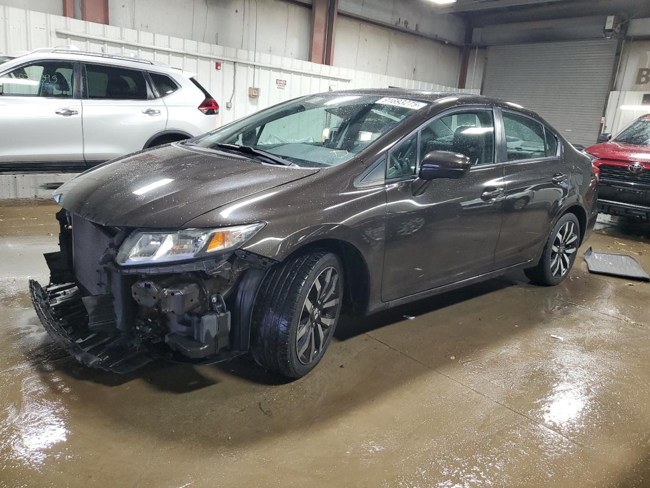 Lot #3284756524 2014 HONDA CIVIC EXL