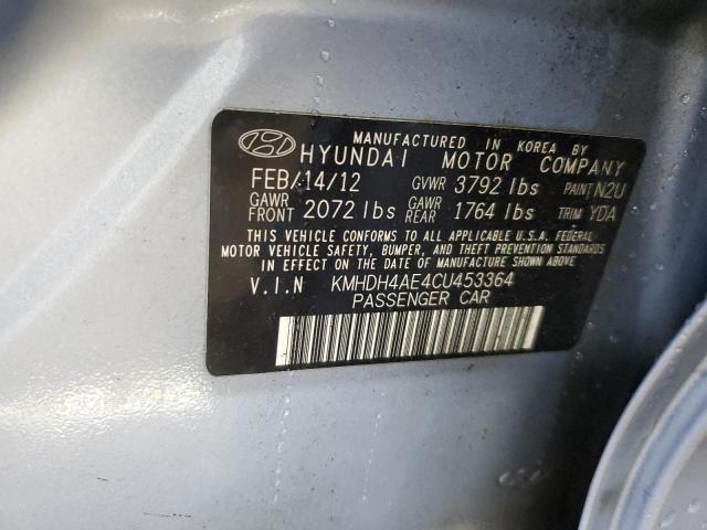 2012 HYUNDAI ELANTRA GL #3292468699