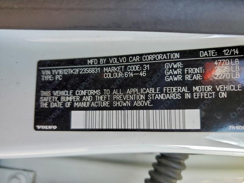 2015 VOLVO S60 PREMIE #3305305309