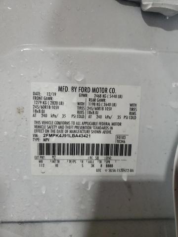 2020 FORD EDGE SEL #3281597464