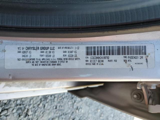 2012 CHRYSLER 200 LX - 1C3CCBAB4CN199792