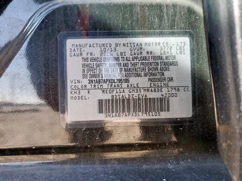 2013 NISSAN SENTRA S #3291631326