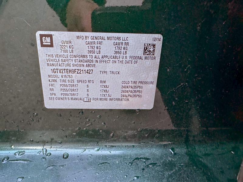 2015 GMC SIERRA K15 #3297893782