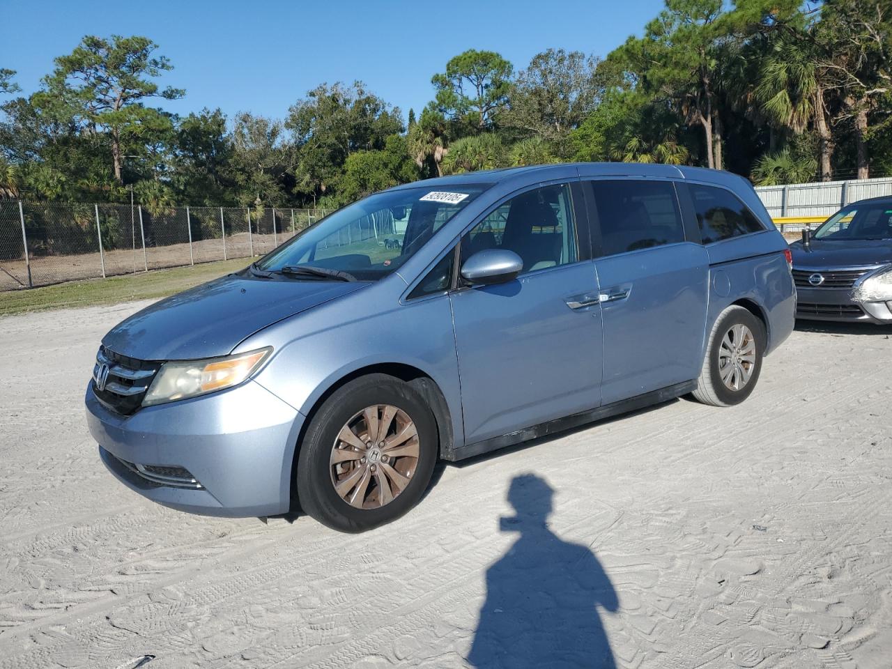 Lot #3312475616 2014 HONDA ODYSSEY EX