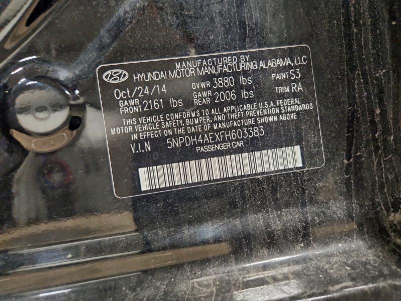 2015 HYUNDAI ELANTRA SE #3301721369