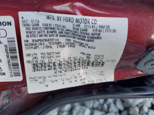 2016 FORD FUSION SE #3309594613