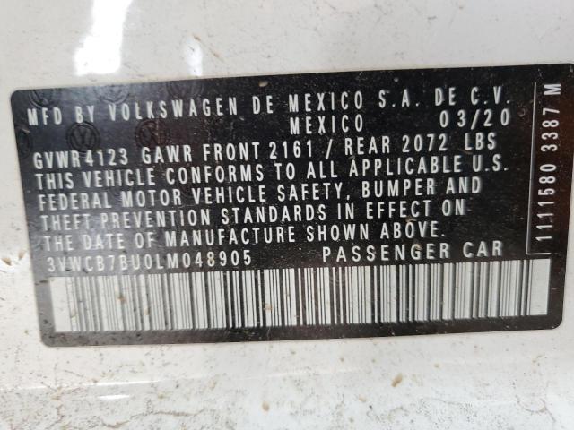 2020 VOLKSWAGEN JETTA S #3303742437