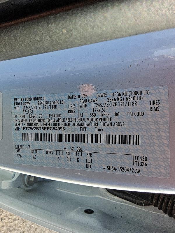 2024 FORD F250 SUPER #3304635949