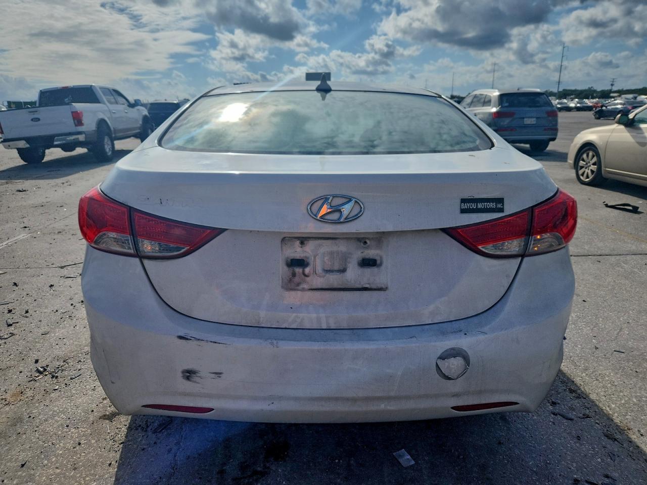 Lot #3305505088 2012 HYUNDAI ELANTRA GL