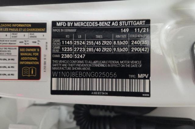 2022 MERCEDES-BENZ GLC COUPE - W1N0J8EB0NG025056