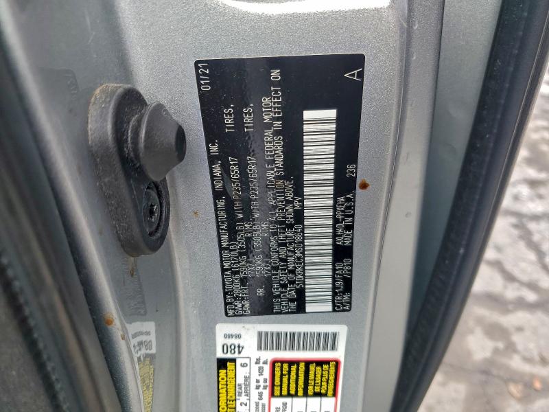 2021 TOYOTA SIENNA LE #3302647071