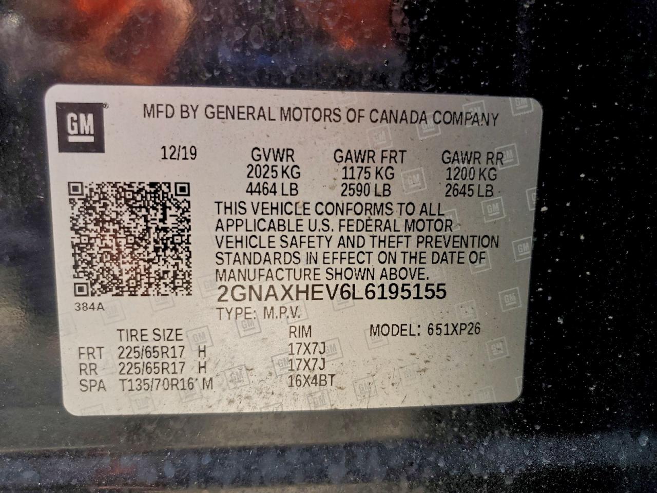 CHEVROLET EQUINOX LS