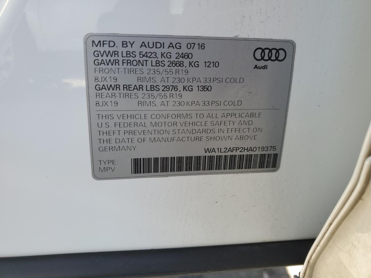 AUDI Q5 PREMIUM PLUS