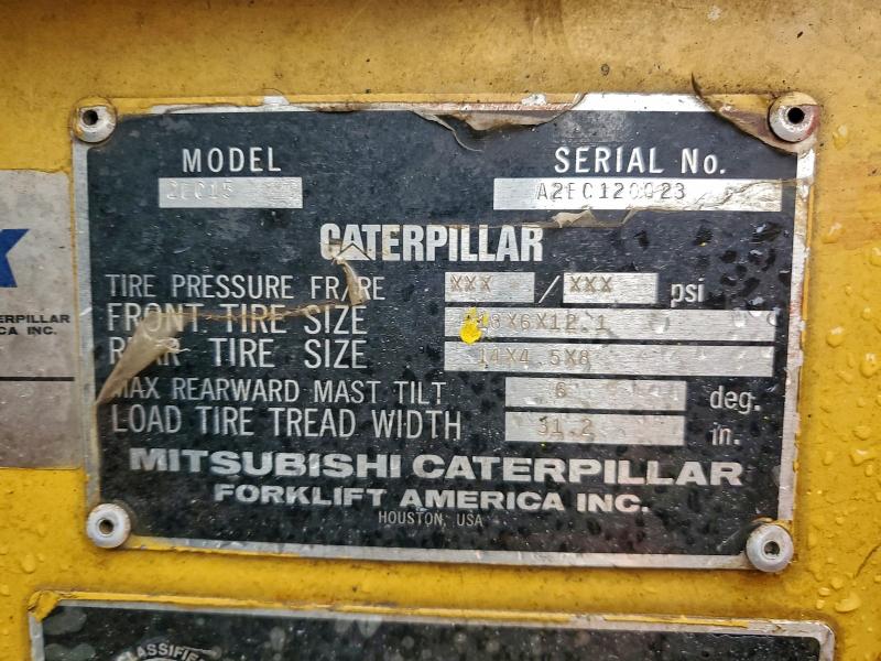 1996 CATERPILLAR FORKLIFT #3296995818