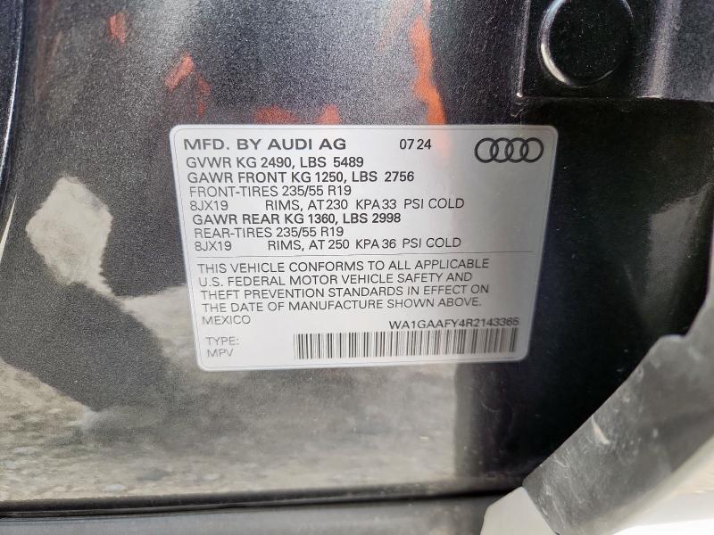 2024 AUDI Q5 PREMIUM #3304862544