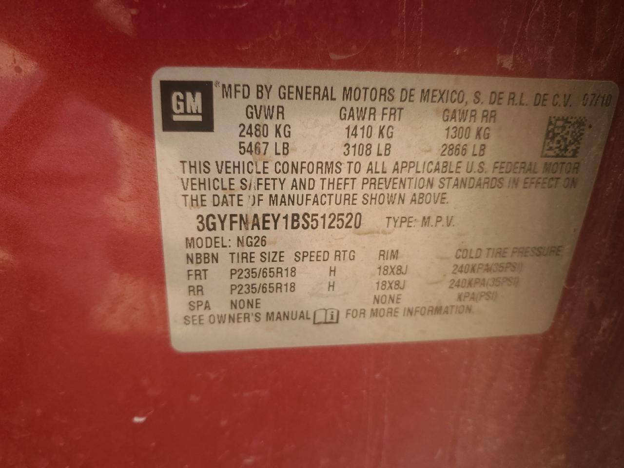 CADILLAC SRX LUXURY COLLECTION