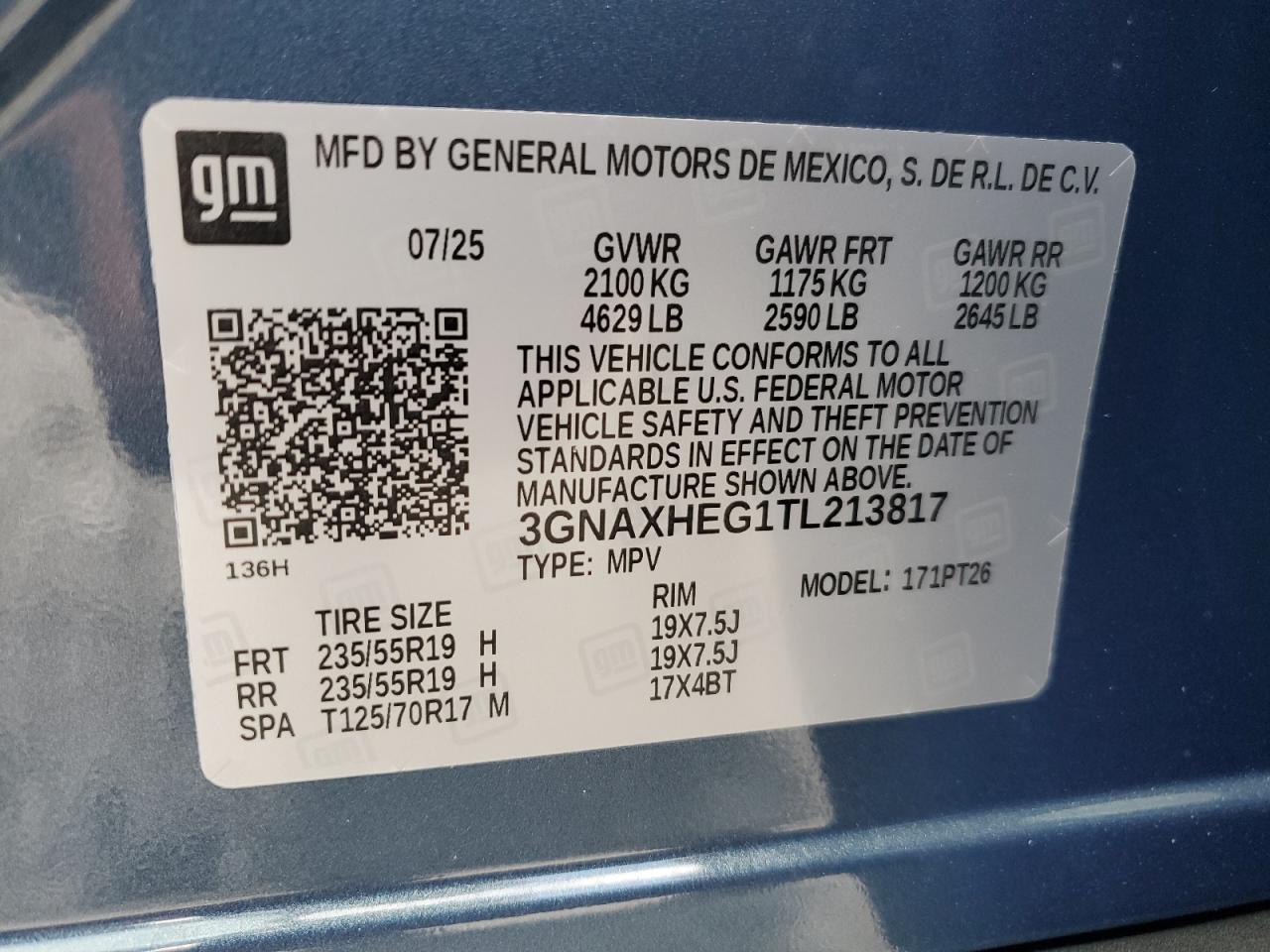 CHEVROLET EQUINOX LT