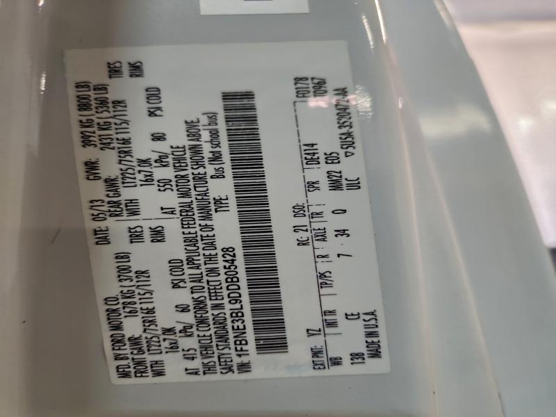 2013 FORD ECONOLINE #3301923469