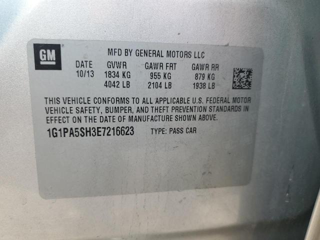 2014 CHEVROLET CRUZE LS #3281561415