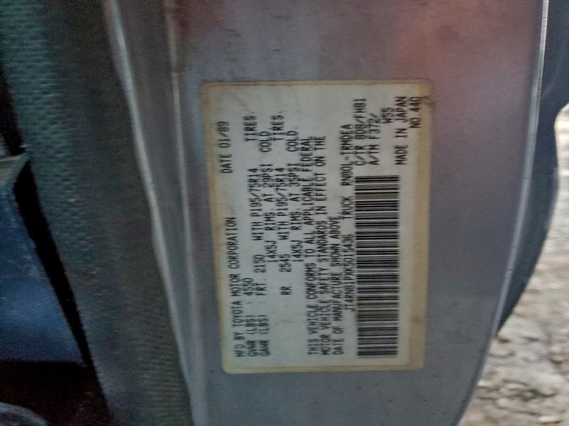 1989 TOYOTA PICKUP 1/2 #3304069499