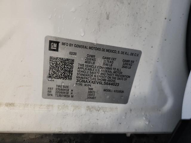 2020 CHEVROLET EQUINOX PR #3298158277