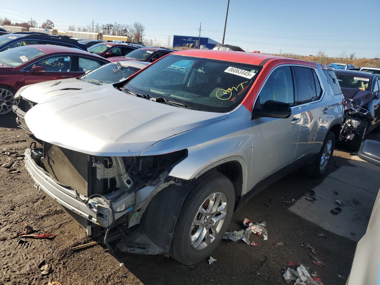 Lot #3286530176 2021 CHEVROLET TRAVERSE L
