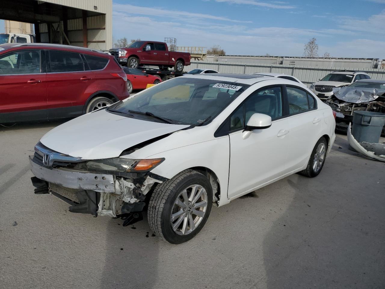 Lot #3301866991 2012 HONDA CIVIC EX