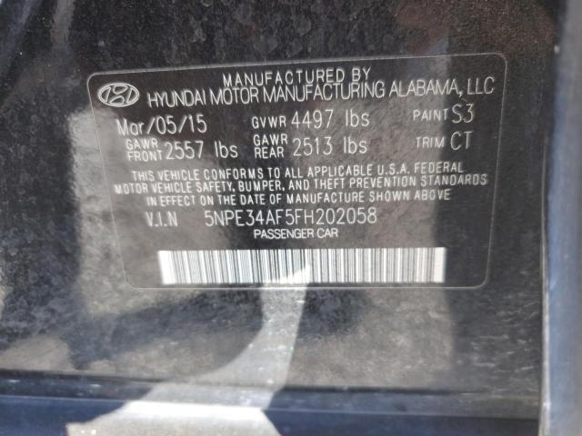 2015 HYUNDAI SONATA SPO #3317544524