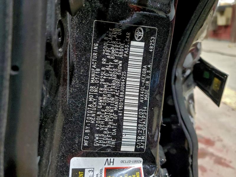 2018 TOYOTA AVALON HYB #3305301429