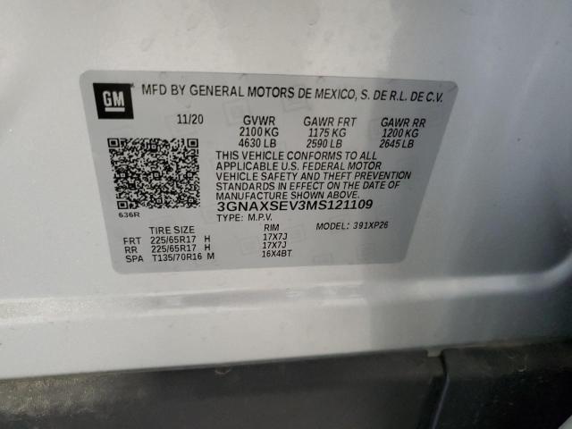 2021 CHEVROLET EQUINOX LS #3302904988