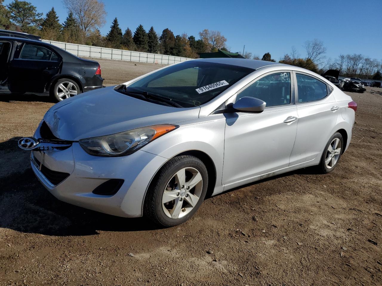 Lot #3283795429 2013 HYUNDAI ELANTRA GL