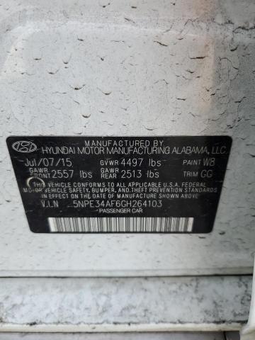 2016 HYUNDAI SONATA SPO - 5NPE34AF6GH264103