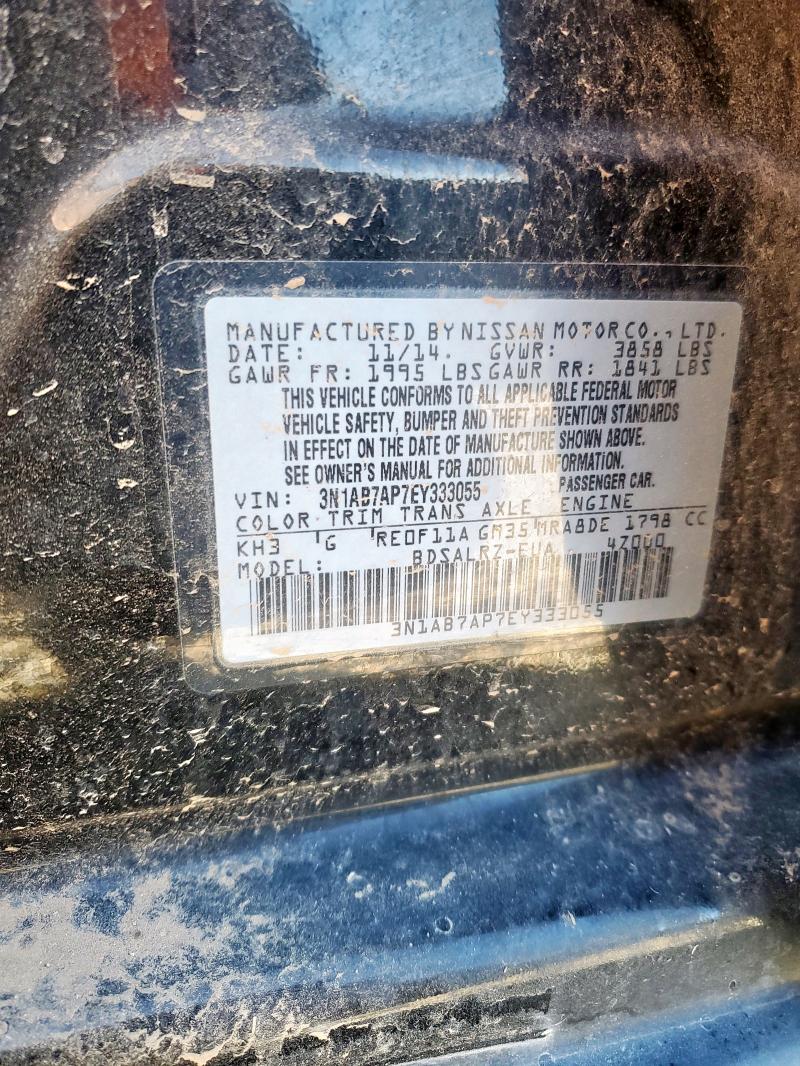 2014 NISSAN SENTRA S #3291226029